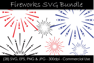 Fireworks SVG Clipart Bundle