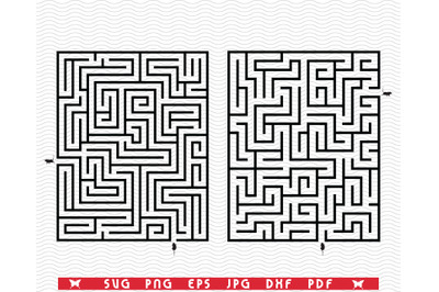 SVG Black Rectangular Mazes, Game