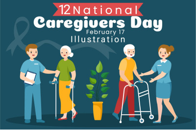 12 National Caregivers Day Illustration