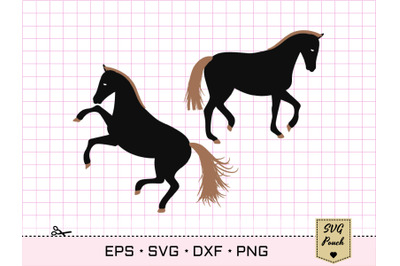 Horse Svg, Running Horse silhouette