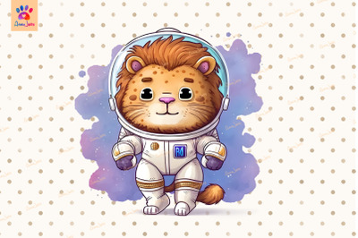 Astronaut Lion Clipart Animal Lover