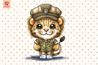 Military Lion Clipart Animal Lover