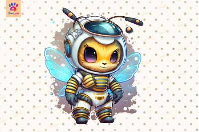 Astronaut Bee Clipart Animal Lover