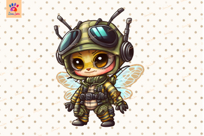 Military Bee Clipart Animal Lover