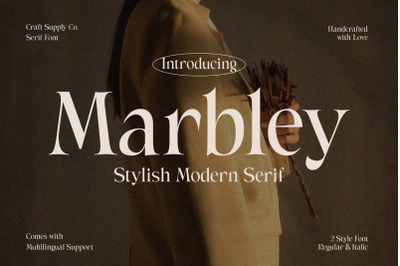 Marbley - Stylish Modern Serif