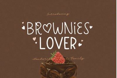 Brownies Lover - Handwritten Fonts