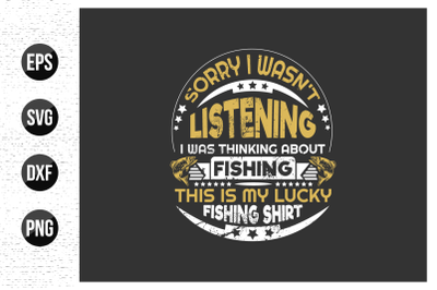 fishing typographic quotes design