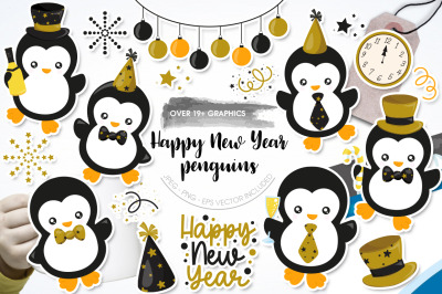 Happy New Year Penguins