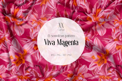 Viva Magenta - fashion pattern collection
