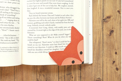Fox Face Papercut Corner Bookmark | SVG | PNG | DXF | EPS