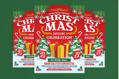 Christmas Celebration Flyer Templates