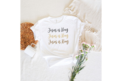 Jesus is King SVG, Jesus SVG, Christian SVG, Religious Cut File