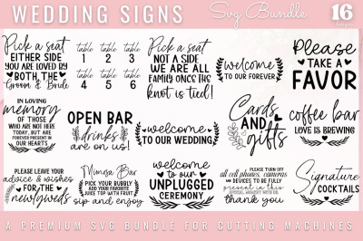 Wedding SVG Bundle