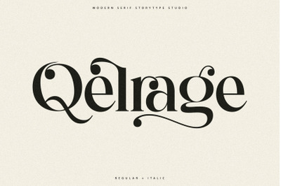 Qelrage Typeface