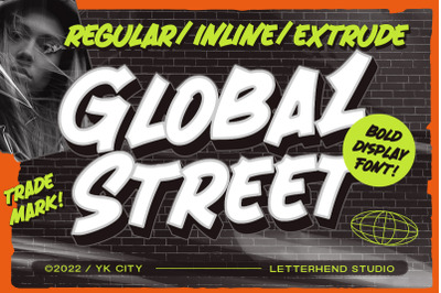 Global Street - Bold Display Font