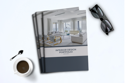 Modern Interior Design Portfolio Template