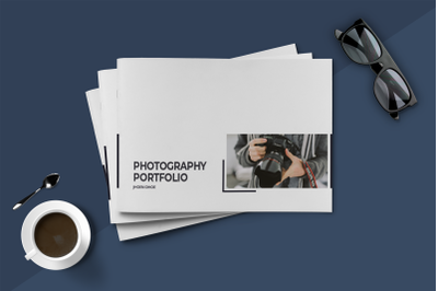 A5 Minimal Photography Portfolio Template