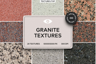 20 Seamless Granite Texture Pack