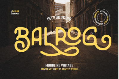 Balrog Vintage Monoline