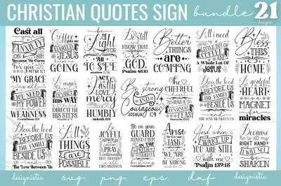 Christian Quotes SVG Bundle