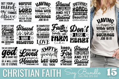 Faith SVG Bundle