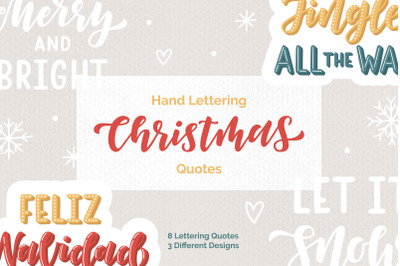 Hand lettering Christmas quotes