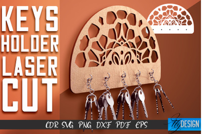 Keys Holder Laser Cut SVG | Keys Holder SVG Design | CNC Files