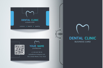 Dental Template Business Card | Brand Company