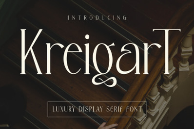 Kreigart Luxury Display Serif Font