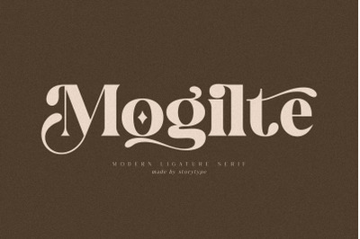 Mogilte Typeface