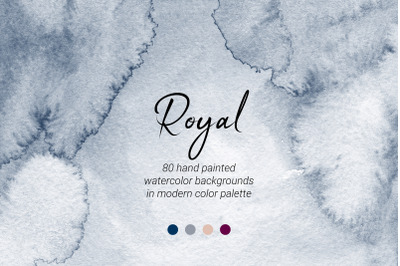 Watercolor backgrounds Textured hand painted abstract papers