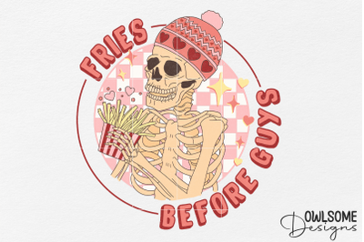 Fries Before Guys Valentine Design