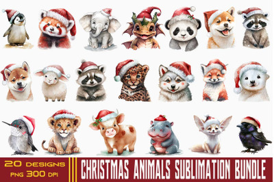 Xmas Animal Bundle-20 Designs-221204