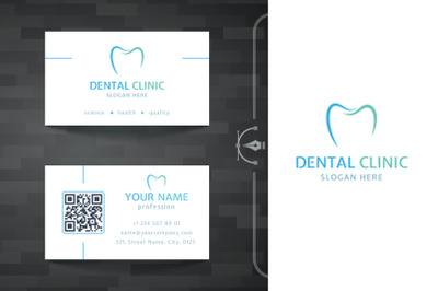 Dental Template Business Card | Brand Company