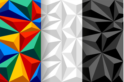 Triangles geometric patterns
