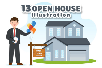 13 Open House Design Illustration