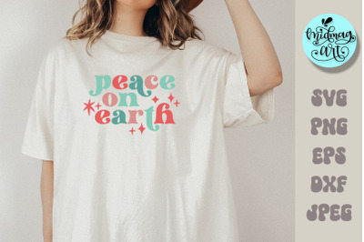 Peace on earth png&2C; christmas cut files&2C; christmas png