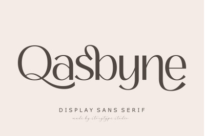 Qasbyne Typeface