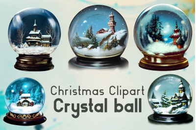 Christmas Crystal Ball ClipArt