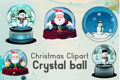 Christmas Crystal Ball ClipArt