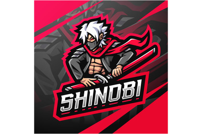 Shinobi esport mascot logo design