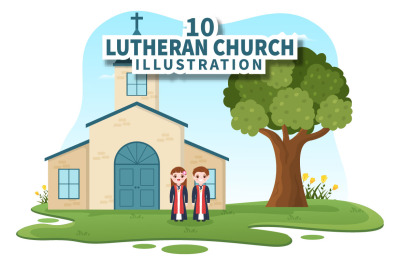 10 Lutheran Church and Pastor Illustration