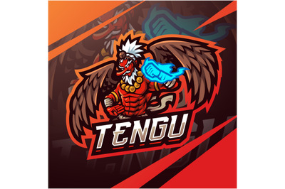 Tengu esport mascot logo design