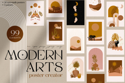 Modern Arts Poster Creator