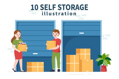 10 Self Storage Design Illustration