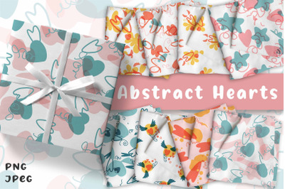 Love digital papers, valentine&#039;s day sublimation patterns