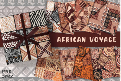 african style digital papers, africanl sublimation patterns