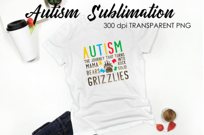 Autism Quotes Sublimation | T-Shirt Design | Autism Awareness