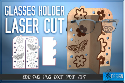 Glasses Holder Laser Cut SVG | Accessories Holder SVG Design | CNC