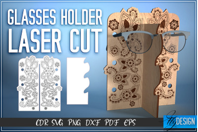 Glasses Holder Laser Cut SVG | Accessories Holder SVG Design | CNC